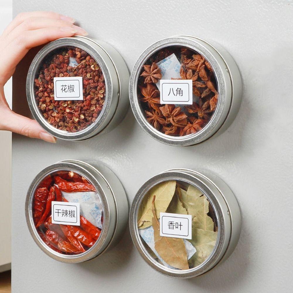 3Pcs Round Magnetic Spice Jars Silver Seasoning Storage Box Magnetic Seasoning Containers Fridge 3Pcs
3Pcs Round Magnetic Spice Jars Silver Seasoning Storage Box Magnetic Seasoning Containers Fridge 3Pcs