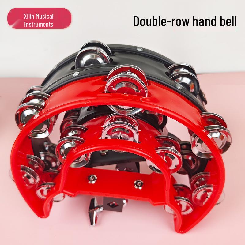 Single & Double Row Professional Handbell Set with Drum Kit for Orff Instruments and KTV Atmosphere Black Single Row
Single & Double Row Professional Handbell Set with Drum Kit for Orff Instruments and KTV Atmosphere Black Single Row