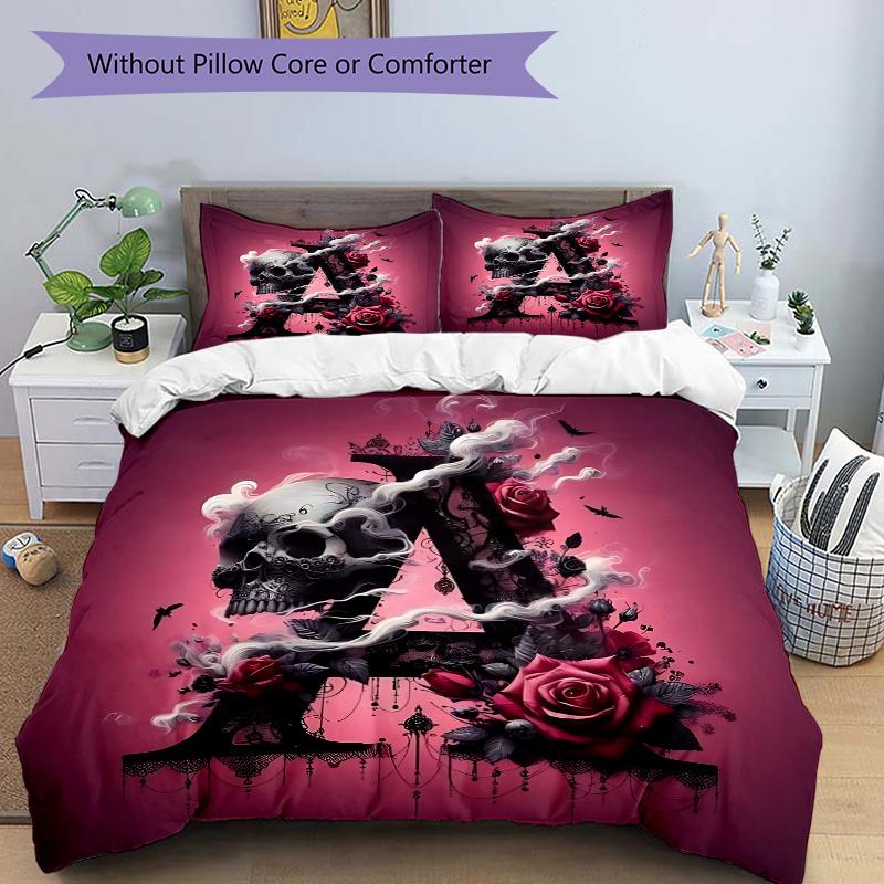 3pcs A Skull Roses and Lace in Dark Pink Quilt Set Cartoon Themed Bed Quilt Set Lovely Character Bedroom Decor Bed Quilt 135x200cm
3pcs A Skull Roses and Lace in Dark Pink Quilt Set Cartoon Themed Bed Quilt Set Lovely Character Bedroom Decor Bed Quilt 135x200cm