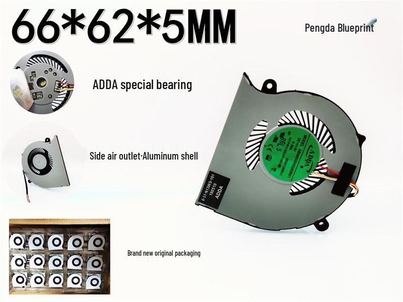 New AB06505HX050B01 Temperature-Controlled PWM Notebook Slim Blower, 6.5cm, 5V.
New AB06505HX050B01 Temperature-Controlled PWM Notebook Slim Blower, 6.5cm, 5V.
