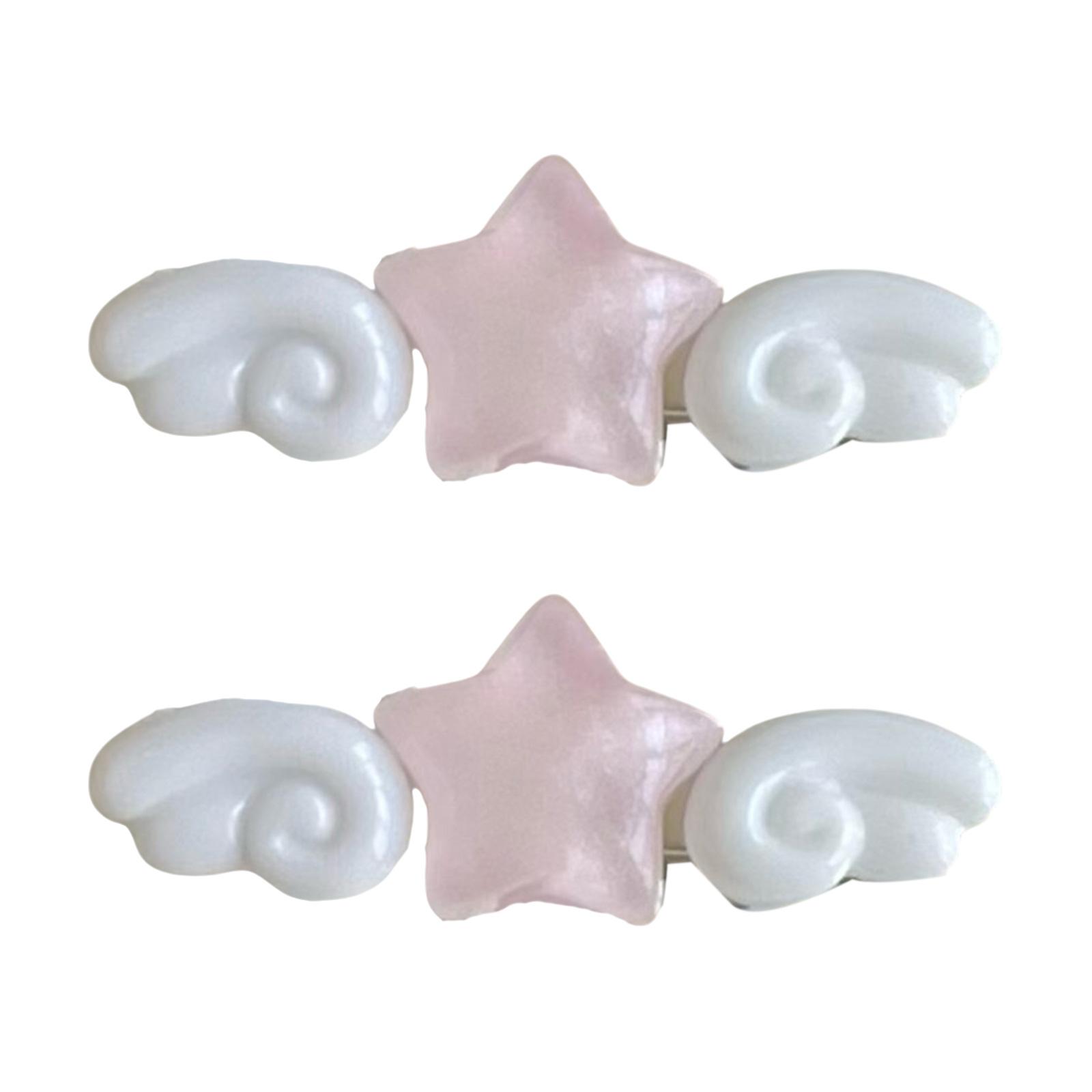 Cute Star Wing Hairpins For Girls Teens Hair Styling Plastic Duckbill Clip With Wing Design For Thin Hair розовый
Cute Star Wing Hairpins For Girls Teens Hair Styling Plastic Duckbill Clip With Wing Design For Thin Hair розовый