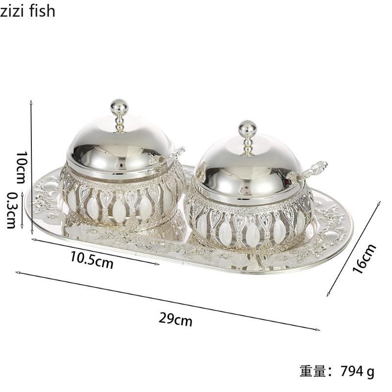 Iron Glass Spice Jar 2-piece Set Seasoning Box Storage Jar Salt Shaker Sugar Bowl Spice Bottle Seasoning Tools Spices Tin
Iron Glass Spice Jar 2-piece Set Seasoning Box Storage Jar Salt Shaker Sugar Bowl Spice Bottle Seasoning Tools Spices Tin