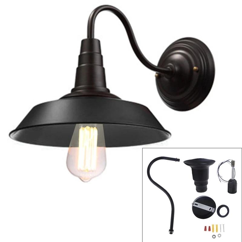 Креативный ретро настенный светильник для наружной установки в сарае, гараже, винтажный светильник, ночник, настенные светильники, декоративные светильники для прохода и коридора
Креативный ретро настенный светильник для наружной установки в сарае, гараже, винтажный светильник, ночник, настенные светильники, декоративные светильники для прохода и коридора