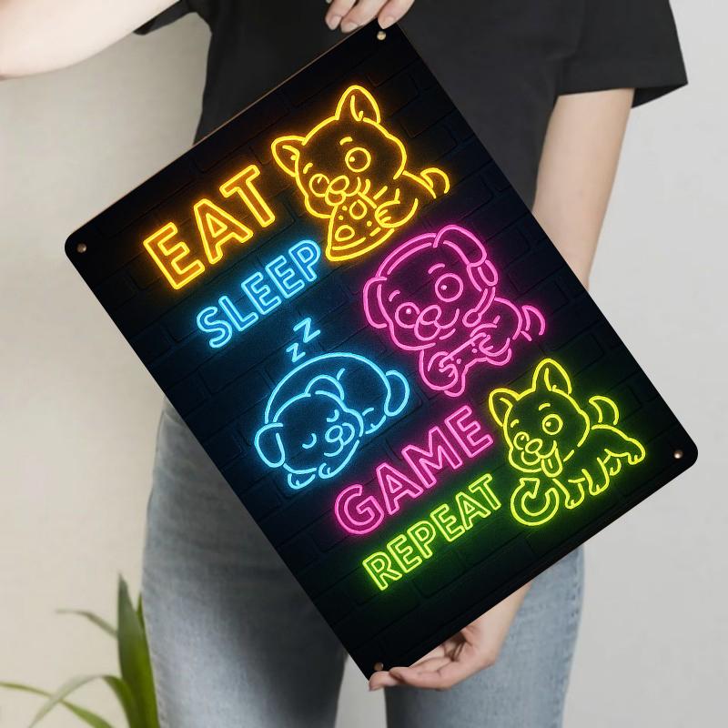 Neon Dog Metal Wall Art Cartoon Animal Decor Creative Home Bedroom Kids Room Hanging Decoration 20x30cm(7.8x11.8inch)
Neon Dog Metal Wall Art Cartoon Animal Decor Creative Home Bedroom Kids Room Hanging Decoration 20x30cm(7.8x11.8inch)