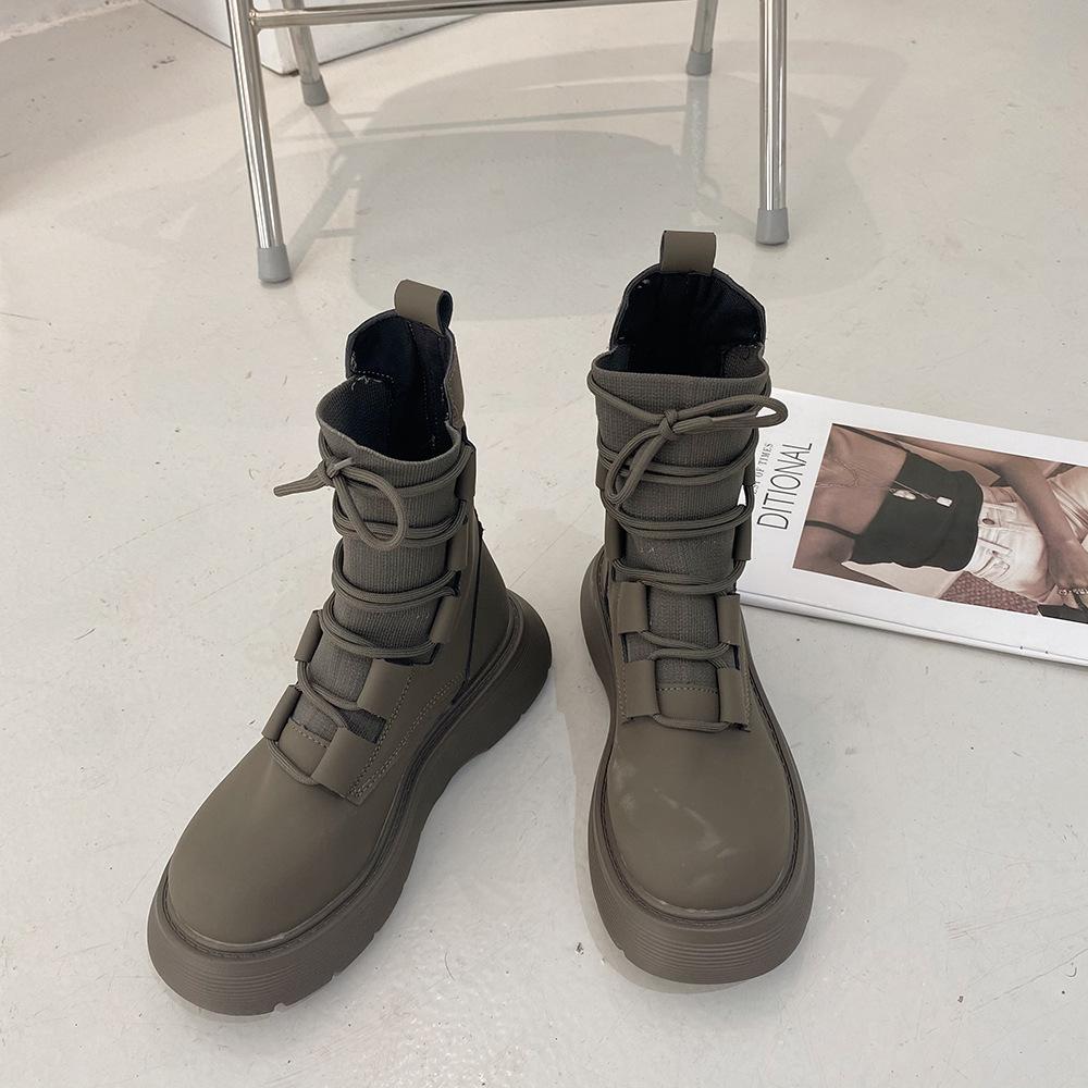 2025 осень новый ретро британский стиль мода шнуровка эластичные сапоги женские интернет знаменитости в универсальные толстые подошвы тонкие сапоги 40
2025 осень новый ретро британский стиль мода шнуровка эластичные сапоги женские интернет знаменитости в универсальные толстые подошвы тонкие сапоги 40