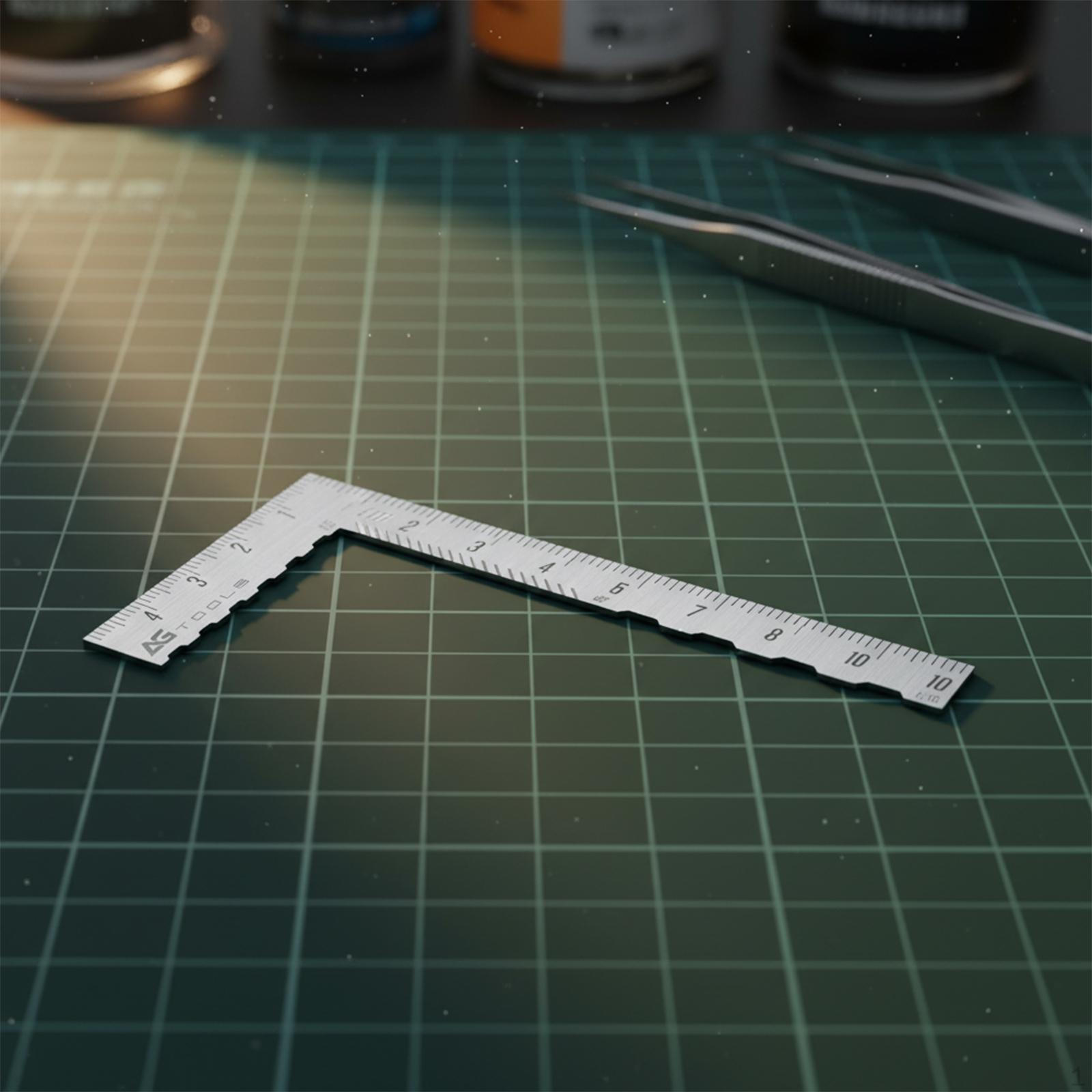 Angle Guided Ruler Auxiliary Cutting Guide Versatile Professional, Stainless Steel ,Model Detail L Design
Angle Guided Ruler Auxiliary Cutting Guide Versatile Professional, Stainless Steel ,Model Detail L Design