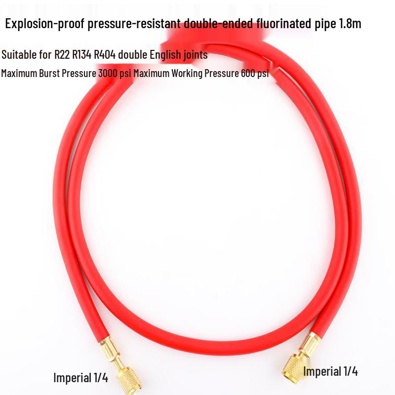 1.8m Automotive AC Refrigerant Charging Hose
1.8m Automotive AC Refrigerant Charging Hose