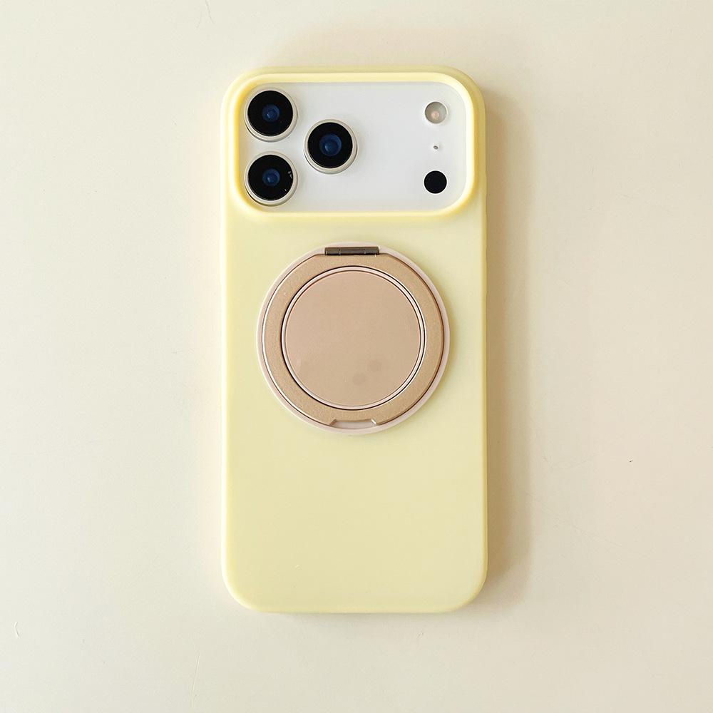 IP17 Promax Liquid Silicone Magnetic Phone Case with 360° Rotating Stand iPhone 17 Pro Max
IP17 Promax Liquid Silicone Magnetic Phone Case with 360° Rotating Stand iPhone 17 Pro Max