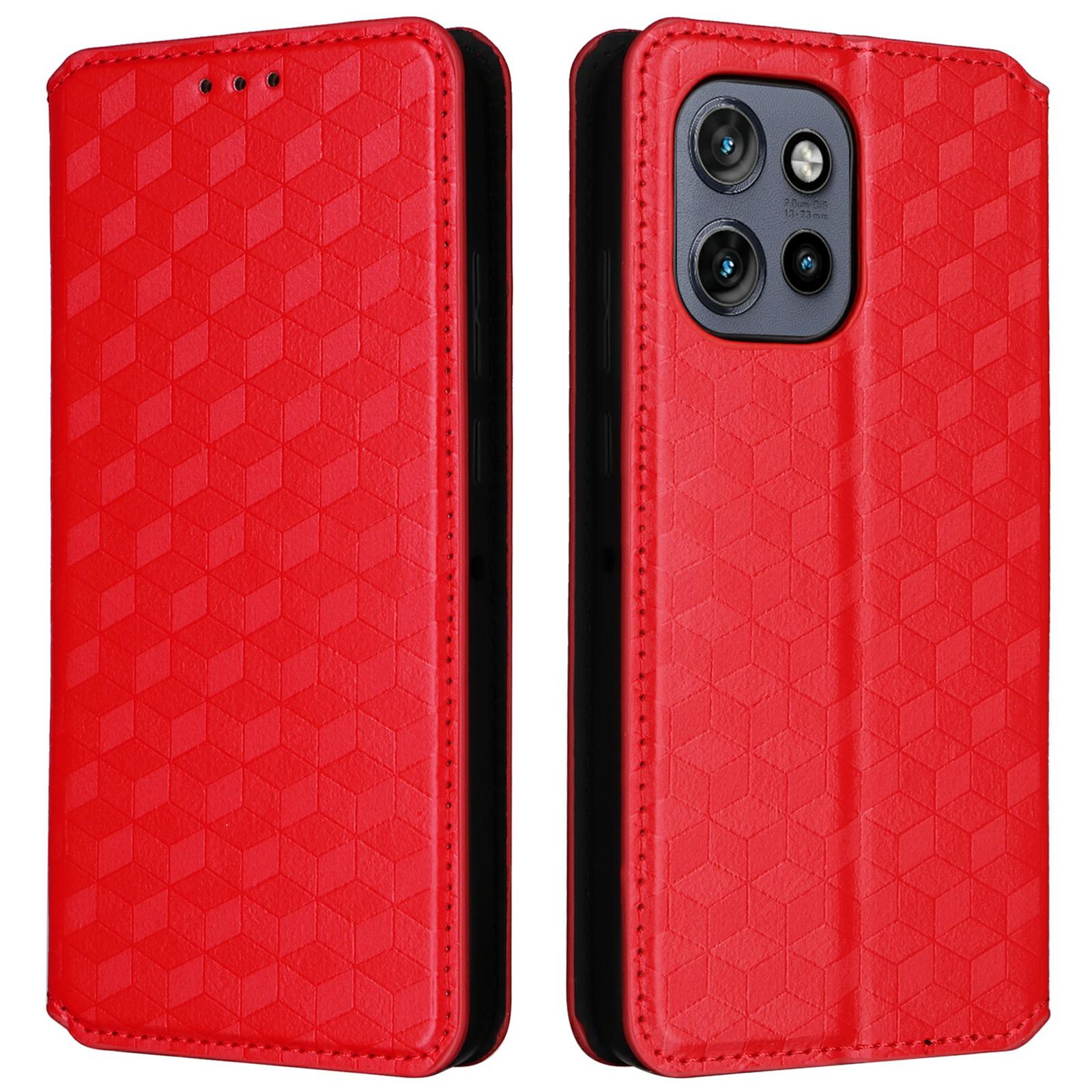 Для Motorola Thinkphone 25 5G/Edge 50 Neo 5G/Moto S50 5G Чохол-гаманець Шкіряний чохол для телефону з ромбоподібним тисненням Red
Для Motorola Thinkphone 25 5G/Edge 50 Neo 5G/Moto S50 5G Чохол-гаманець Шкіряний чохол для телефону з ромбоподібним тисненням Red
