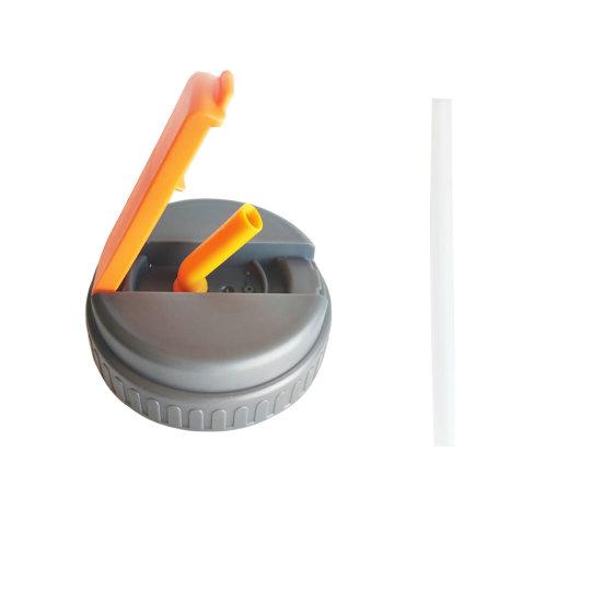 Прочная защита без BPA, экологически чистая банка для напитков, крышка с носиком, откидная крышка, крышка для повседневной жизни оранжевый