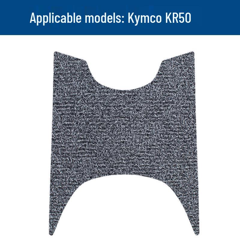 Durable Anti-slip Waterproof Foot Pedal Mat for Kymco KR50, Motorcycle Coil Mat & Decorative Accessory.
Durable Anti-slip Waterproof Foot Pedal Mat for Kymco KR50, Motorcycle Coil Mat & Decorative Accessory.