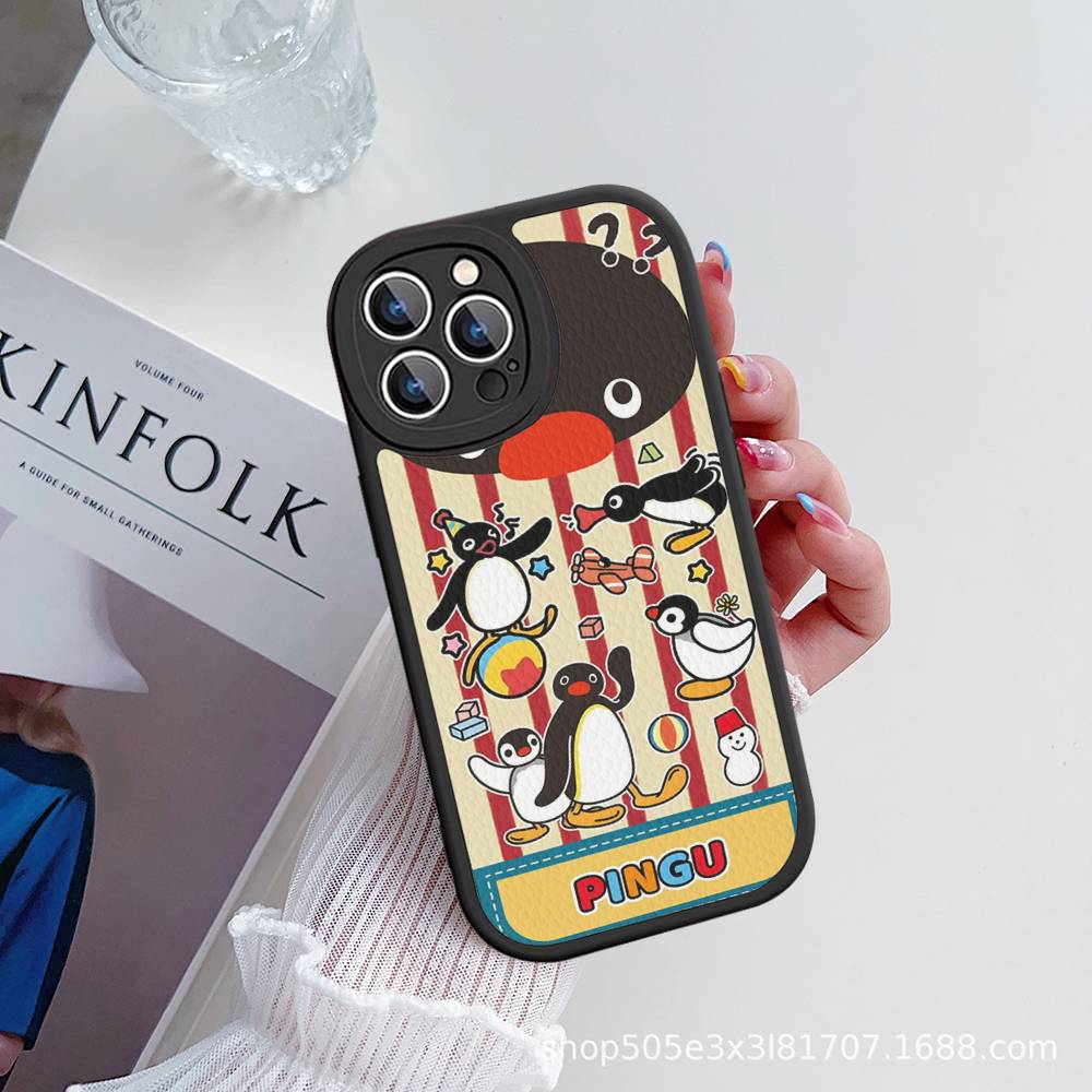 Funny Cartoon P-Pingu Phone Case For IPhone 16 15 14 13 12 11 Pro Max Plus Leather Soft Cover iPhone 14pro max
Funny Cartoon P-Pingu Phone Case For IPhone 16 15 14 13 12 11 Pro Max Plus Leather Soft Cover iPhone 14pro max