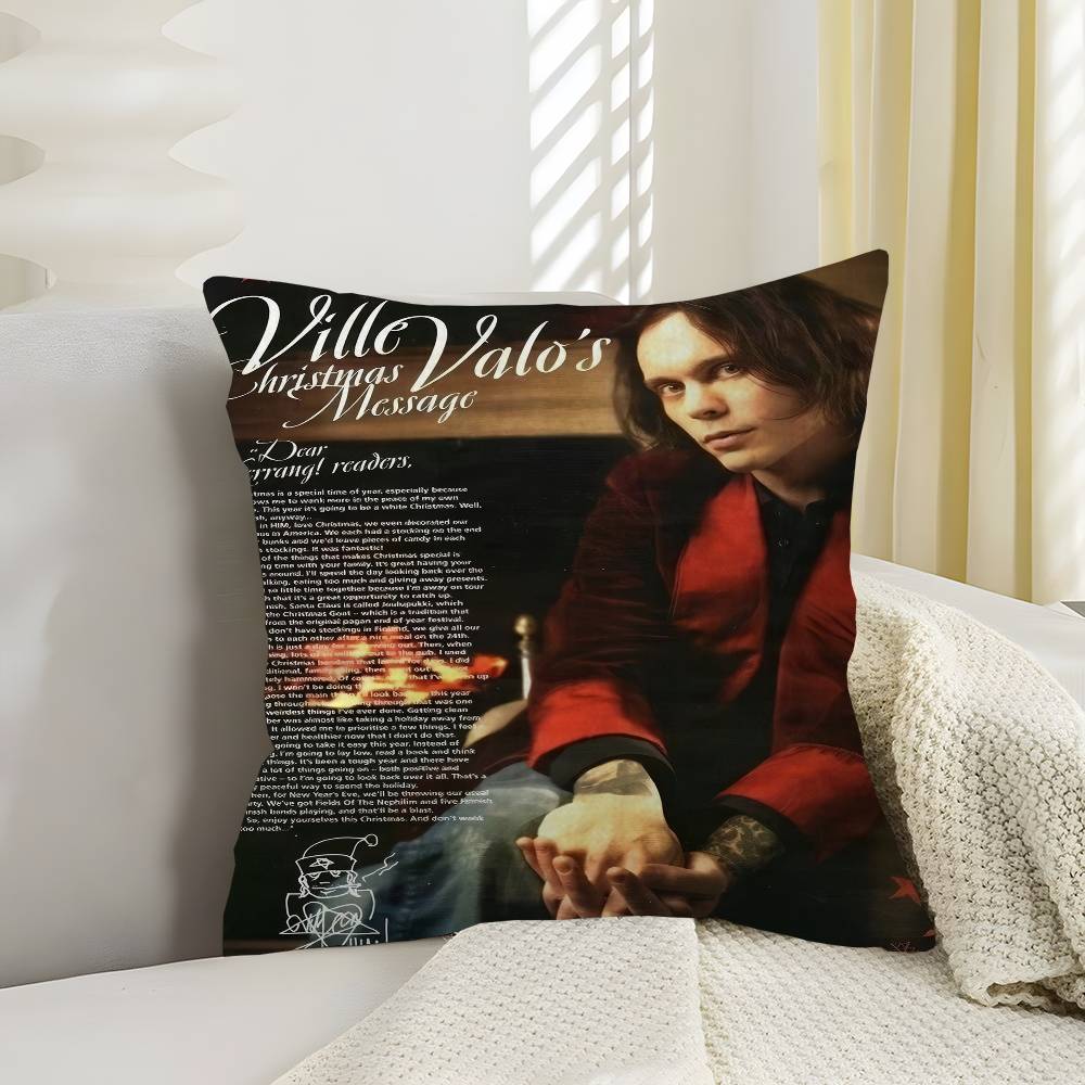 Ville Valo Singer Pillow Cover Design cushion Cover decor Holiday Decorati 30x30 cm
Ville Valo Singer Pillow Cover Design cushion Cover decor Holiday Decorati 30x30 cm