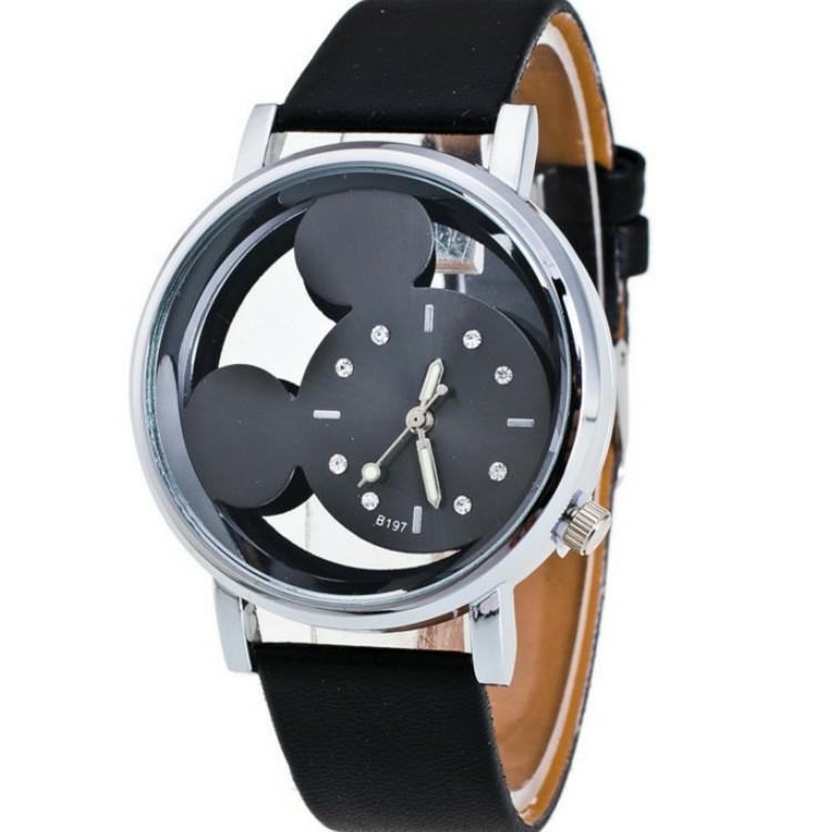 In-Stock Fashionable Mickey Mouse Double-sided Hollow Quartz Watch with Cute Leather Strap for Students and Children
In-Stock Fashionable Mickey Mouse Double-sided Hollow Quartz Watch with Cute Leather Strap for Students and Children
