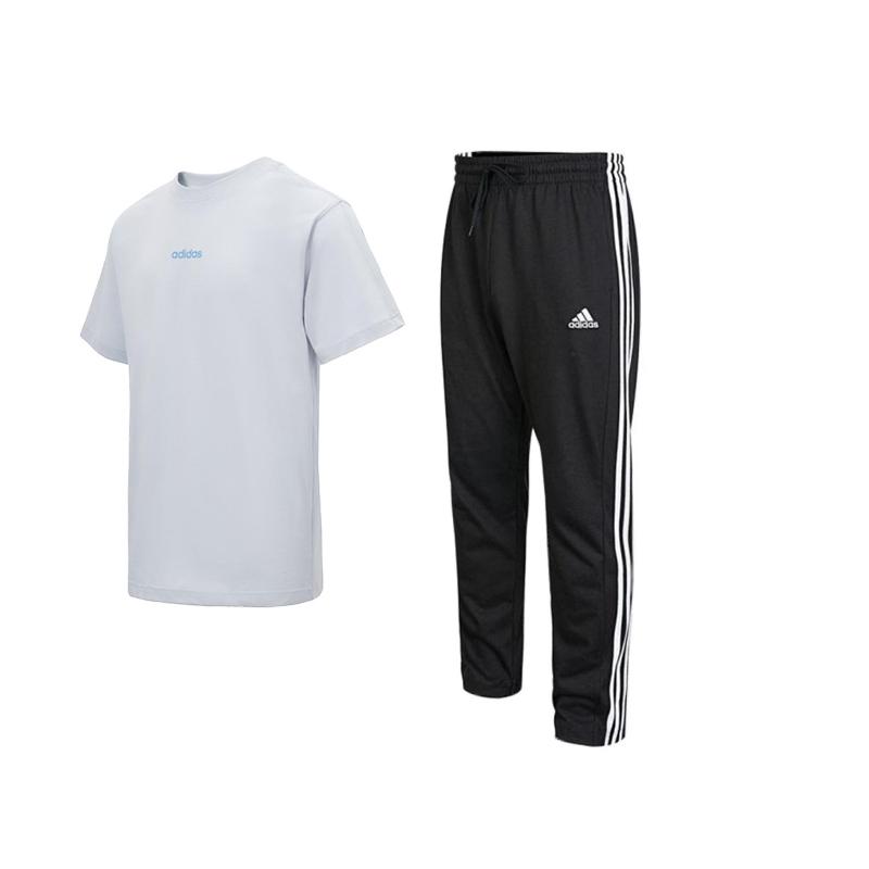Adidas Comfortable Versatile Round Neck Short Sleeve Top Breathable Fashion Tie Pants Casual Sports Suit Men Sets JC7905+IC0044 L
Adidas Comfortable Versatile Round Neck Short Sleeve Top Breathable Fashion Tie Pants Casual Sports Suit Men Sets JC7905+IC0044 L