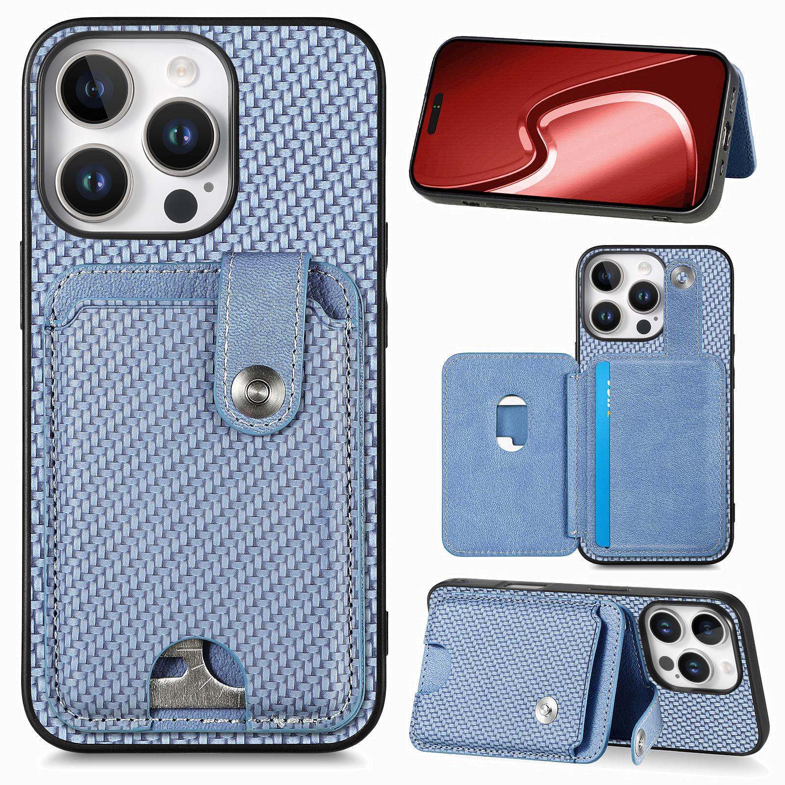Style B C1-06 For iPhone 16 Pro Max Case Card Holder Leather+PC+TPU Phone Cover with Card Knife Blue
Style B C1-06 For iPhone 16 Pro Max Case Card Holder Leather+PC+TPU Phone Cover with Card Knife Blue