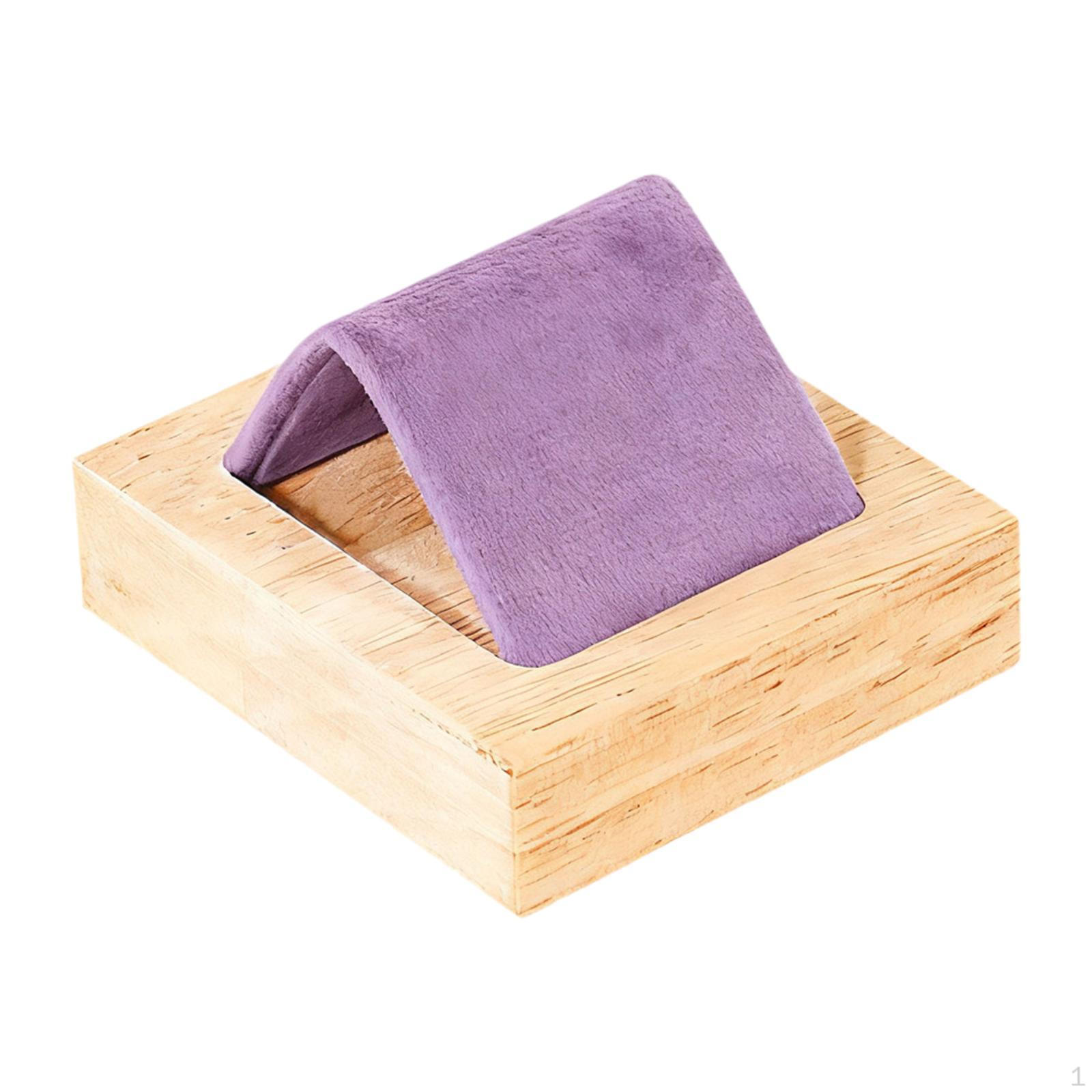 Earring Holder Display Tray Gift Soft Velvet Surface Organizer Wooden Earrings Stand фиолетовый
Earring Holder Display Tray Gift Soft Velvet Surface Organizer Wooden Earrings Stand фиолетовый