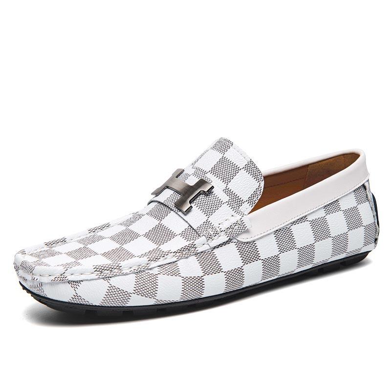 Мужская обувь Обувь Doudou обувь на одной педали ленивая для вождения кожаная обувь весна и лето низкий верх принт клетка круглый носок повседневная обувь одинарная обувь 37 белый
Мужская обувь Обувь Doudou обувь на одной педали ленивая для вождения кожаная обувь весна и лето низкий верх принт клетка круглый носок повседневная обувь одинарная обувь 37 белый