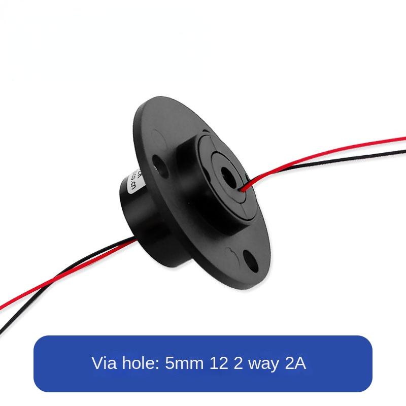hole Dia.7mm / 5mm 220v 2A 2/4/6 channels SRT007-22-04U Through-hole electric slip ring Conductive ring brush Hollow shaft 220V
hole Dia.7mm / 5mm 220v 2A 2/4/6 channels SRT007-22-04U Through-hole electric slip ring Conductive ring brush Hollow shaft 220V