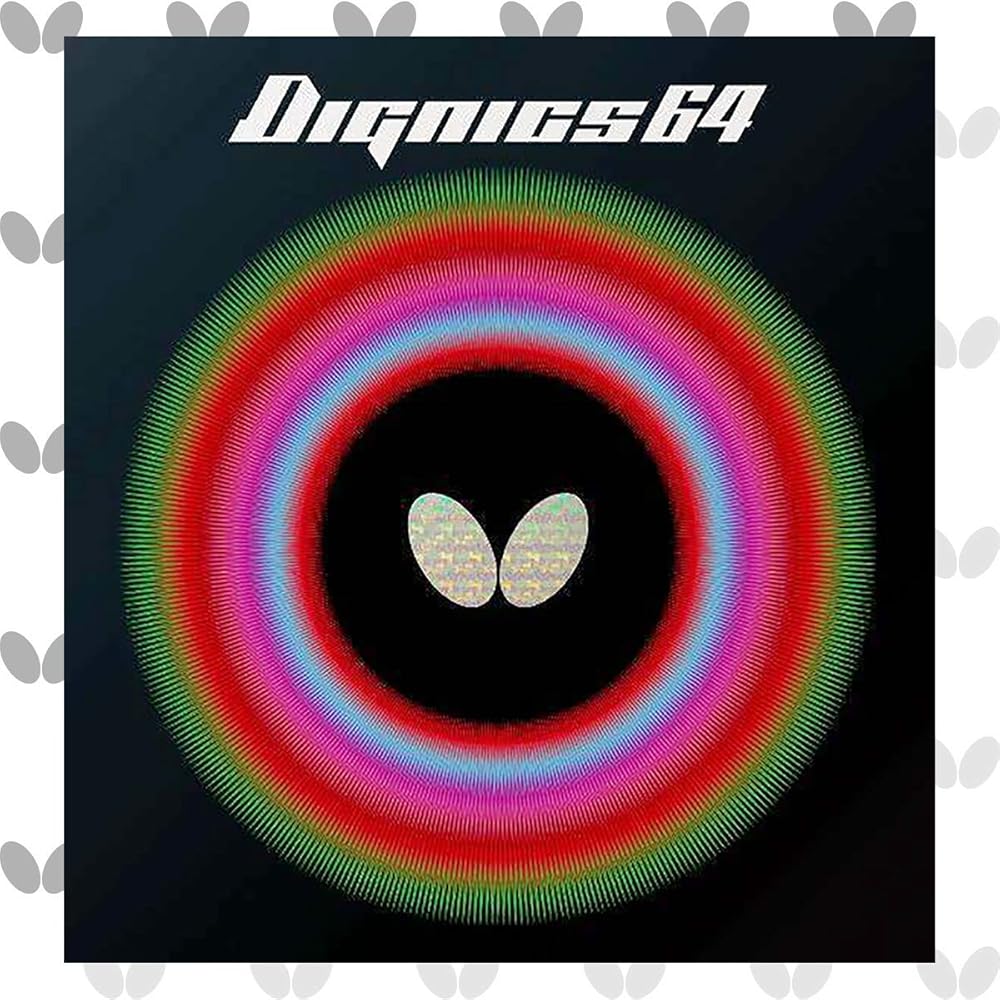 Butterfly Dignics 64 Table Tennis Rubber High Tension Soft Black Thick 2.1mm
Butterfly Dignics 64 Table Tennis Rubber High Tension Soft Black Thick 2.1mm