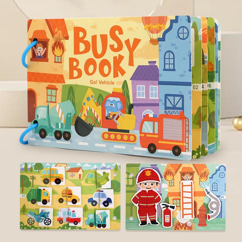 Toddler Baby Busy Book My First Quiet Book Paste Early Learning Activity Puzzle And Sticker Matching Game Book Durable Paper
Toddler Baby Busy Book My First Quiet Book Paste Early Learning Activity Puzzle And Sticker Matching Game Book Durable Paper