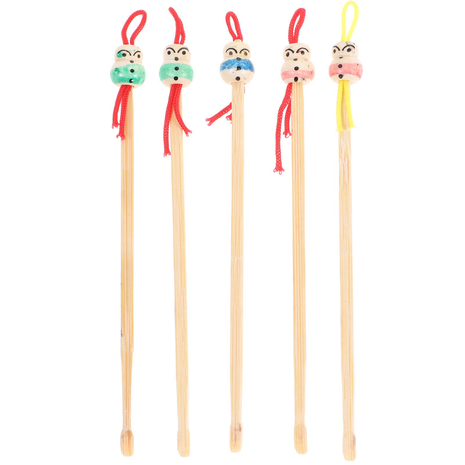 5pcs Bamboo Ear Cleaning Spoon Cartoon Head Earwax Remover Skid Resistant Wood Ear Cleaner Kit Earpicks Removal (Random Color)
5pcs Bamboo Ear Cleaning Spoon Cartoon Head Earwax Remover Skid Resistant Wood Ear Cleaner Kit Earpicks Removal (Random Color)