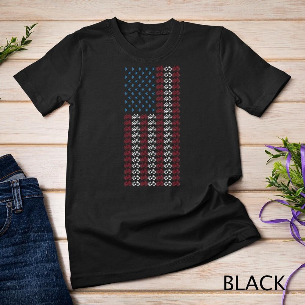 Bicycle American Flag 4th of July Cycling Cyclist Men Women Unisex T-shirt S
Bicycle American Flag 4th of July Cycling Cyclist Men Women Unisex T-shirt S