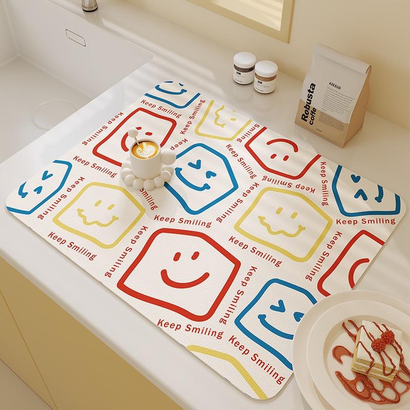 Cartoon Style Minimalist Diatomaceous Earth Drain Mat for Kitchen and Dining Areas Absorbent and Non Slip Mat for Home Use 20x30cm
Cartoon Style Minimalist Diatomaceous Earth Drain Mat for Kitchen and Dining Areas Absorbent and Non Slip Mat for Home Use 20x30cm