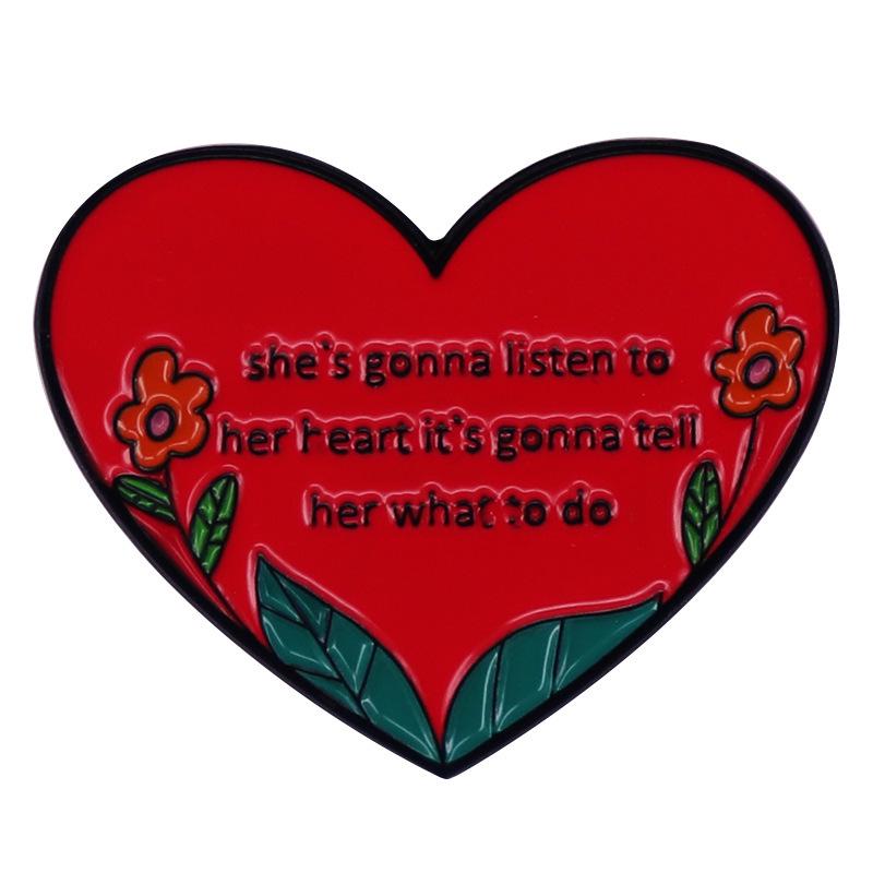 Tom Petty & The Heartbreakers Red Heart Brooch
Tom Petty & The Heartbreakers Red Heart Brooch