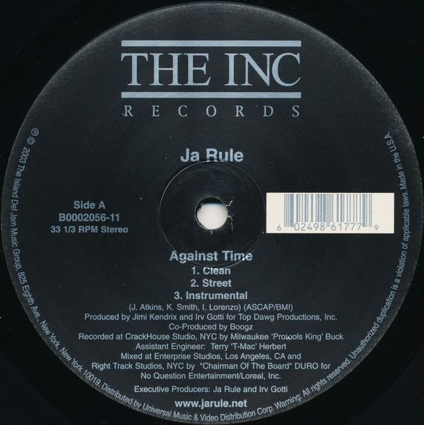 12inch Record JA RULE - Against Time / Ni**as & B**ches B000205611 The Inc Records 2003 US Rap & Hip-Hop/R&B Used
12inch Record JA RULE - Against Time / Ni**as & B**ches B000205611 The Inc Records 2003 US Rap & Hip-Hop/R&B Used