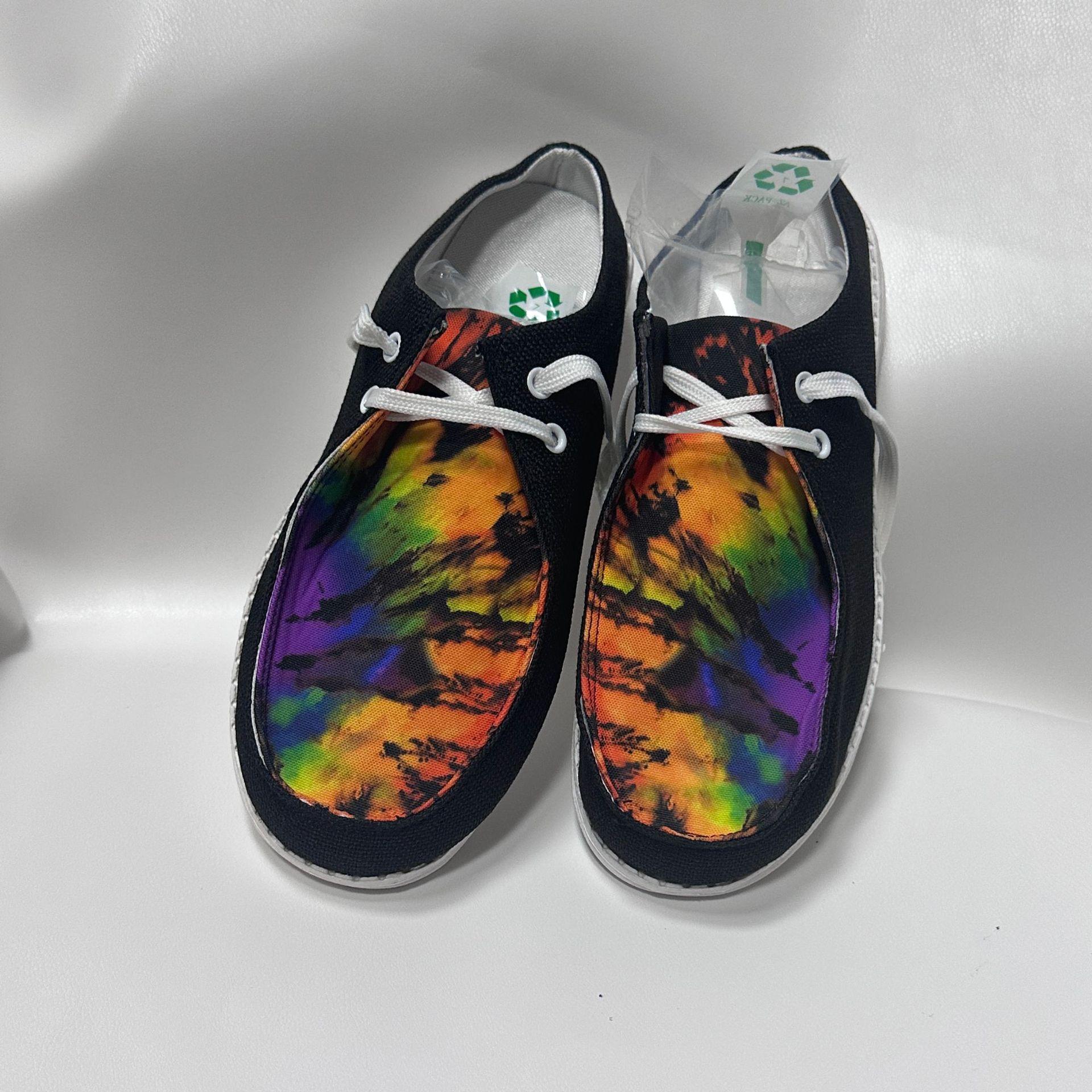Ink-dyed colored beanie shoes women s half-pedal slippers large-size flat-bottomed casual single shoes tide 35
Ink-dyed colored beanie shoes women s half-pedal slippers large-size flat-bottomed casual single shoes tide 35