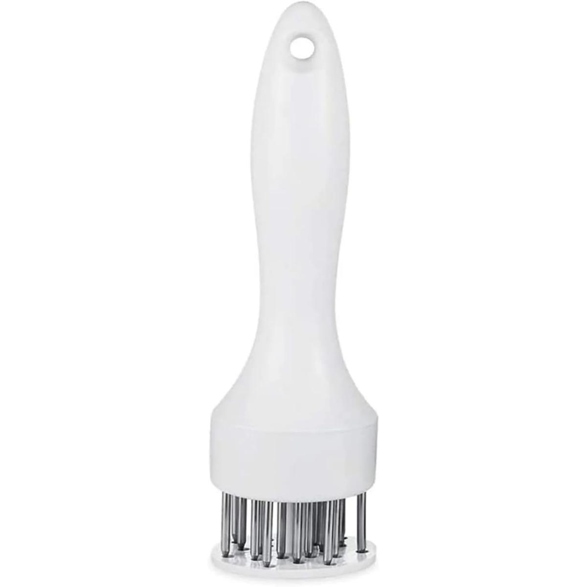 Meat Tenderizer Tool with Ultra Sharp Stainless Steel Needle Blades Suitable for Tenderizing Marinating Steak and Poultry. білий
Meat Tenderizer Tool with Ultra Sharp Stainless Steel Needle Blades Suitable for Tenderizing Marinating Steak and Poultry. білий