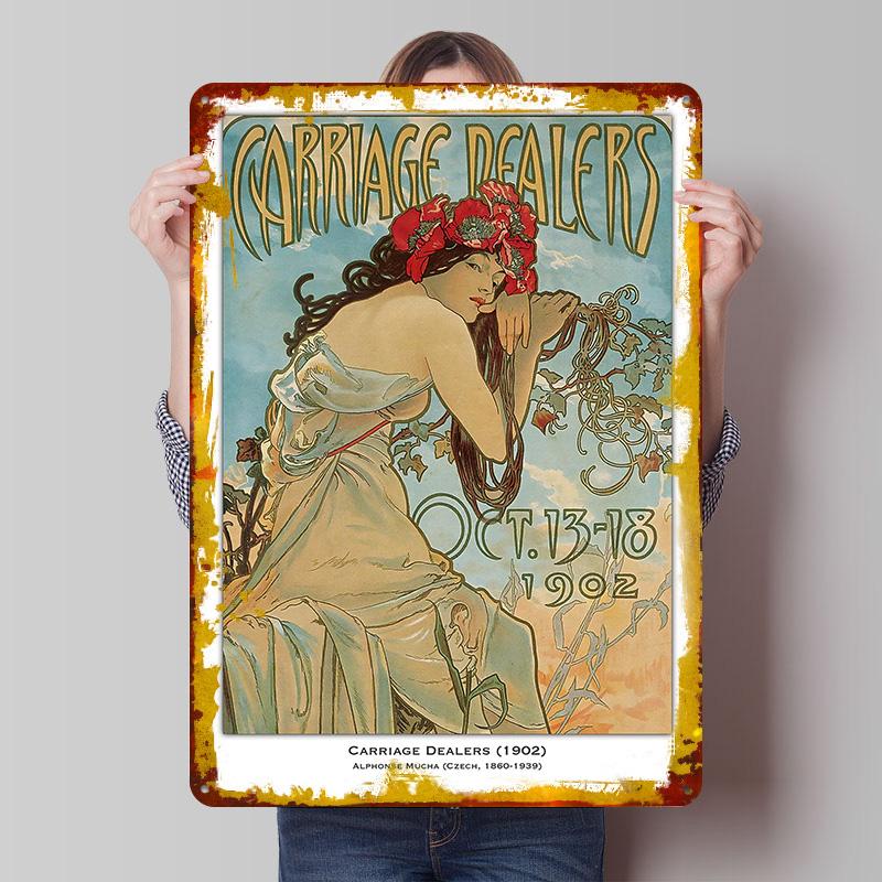 Art Nouveau Carriage Dealers Poster Customized Wall Art Vintage Metal Signs Retro Tin Plaque for Man Cave Room Decor Men Home 7.9x11.8In(20x30cm)
Art Nouveau Carriage Dealers Poster Customized Wall Art Vintage Metal Signs Retro Tin Plaque for Man Cave Room Decor Men Home 7.9x11.8In(20x30cm)