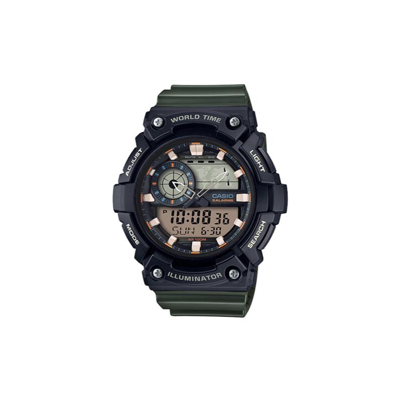 Casio YOUTH series - disc dual display 100 meters waterproof casual quartz movement resin strap Japanese and Korean watch men s watch AEQ-200W-3A чёрный
Casio YOUTH series - disc dual display 100 meters waterproof casual quartz movement resin strap Japanese and Korean watch men s watch AEQ-200W-3A чёрный