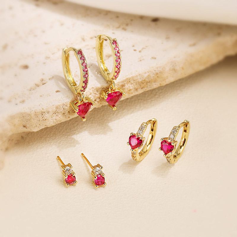 HECHENG,3 Pairs Ladies Luxury Exquisite Copper Zirconia Flower Drop Earrings Ladies Wedding Zircon Set Other красный
HECHENG,3 Pairs Ladies Luxury Exquisite Copper Zirconia Flower Drop Earrings Ladies Wedding Zircon Set Other красный