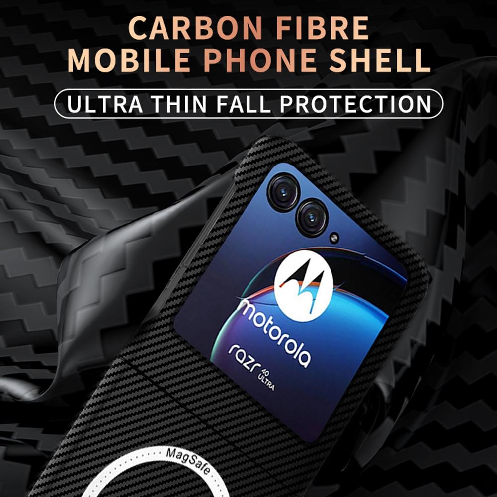 For Motorola Razr 50 Ultra 5G Magnetic Case Aramid Fiber+PC Phone Cover Carbon Fiber Texture Black+Blue
For Motorola Razr 50 Ultra 5G Magnetic Case Aramid Fiber+PC Phone Cover Carbon Fiber Texture Black+Blue