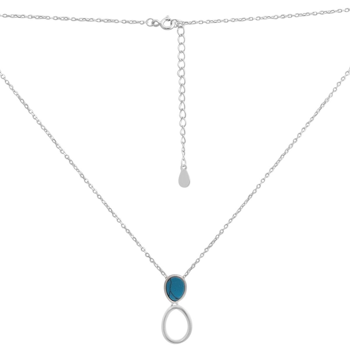 Silver necklace with turquoise, item weight 2.78 g (60002290) 45-50cm небо синє світло кольору
Silver necklace with turquoise, item weight 2.78 g (60002290) 45-50cm небо синє світло кольору