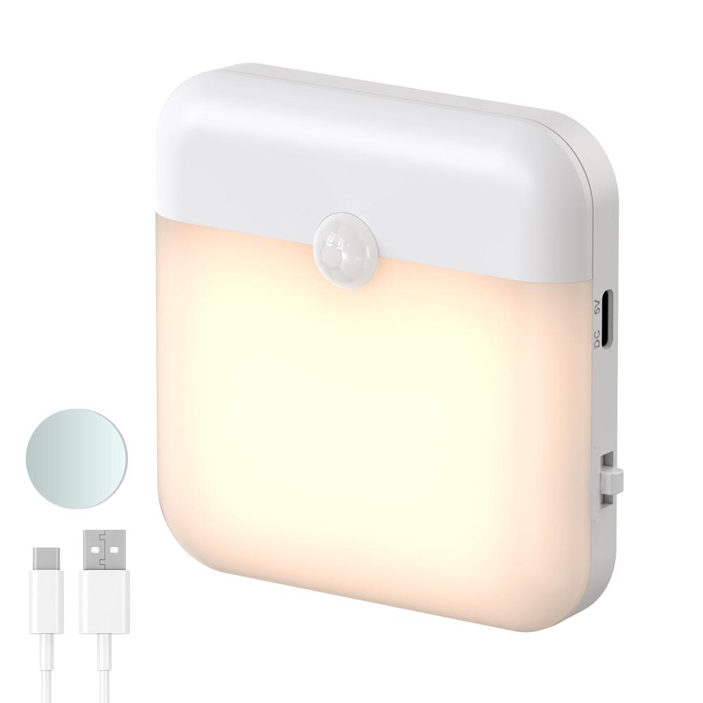 Wireless PIR Motion Sensor LED Night Light Rechargeable Human Body Induction Automatic Light On/Off For Home Bedside Lighting
Wireless PIR Motion Sensor LED Night Light Rechargeable Human Body Induction Automatic Light On/Off For Home Bedside Lighting