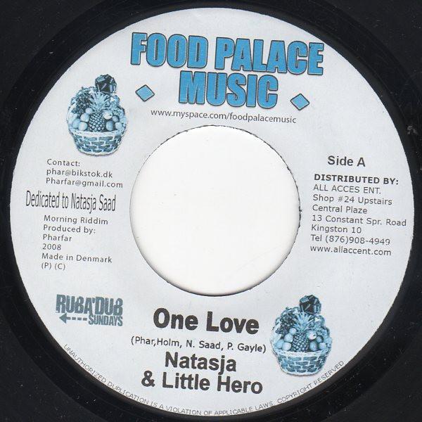 7inch Record NATASJA & LITTLE HERO - One Love NONE Food Palace Mus 2008 Jamaica Reggae, Ska & Dub Used
7inch Record NATASJA & LITTLE HERO - One Love NONE Food Palace Mus 2008 Jamaica Reggae, Ska & Dub Used