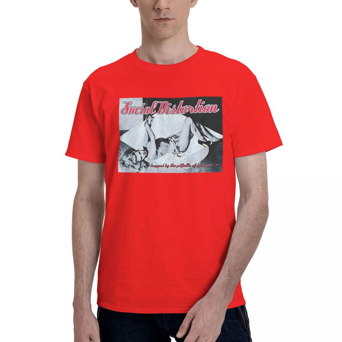 Vintage Social Distortion Print 100 Cotton Casual Breathable Confortable Cute Funny Mens TShirt Man Clothes S
Vintage Social Distortion Print 100 Cotton Casual Breathable Confortable Cute Funny Mens TShirt Man Clothes S