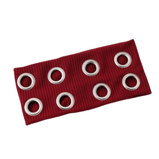 Women Hair Band Pure Color Metal Holes Decor Wide Hairband Gym Casual Headwrap Stretchy Hair Accessory вина червоного кольору
Women Hair Band Pure Color Metal Holes Decor Wide Hairband Gym Casual Headwrap Stretchy Hair Accessory вина червоного кольору