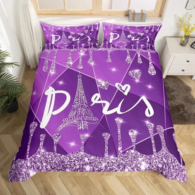 Eifel Tower Soft Duvet Cover Romantic Paris King Beding Set Microfiber Boho Floral Warm Comforter Cover For Young Girls Tens Valentines Gift 135*200cm Eu-Single
Eifel Tower Soft Duvet Cover Romantic Paris King Beding Set Microfiber Boho Floral Warm Comforter Cover For Young Girls Tens Valentines Gift 135*200cm Eu-Single
