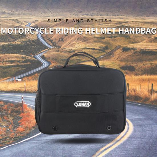 TKB-01 Сумка для шлема Износостойкая ткань Оксфорд Подкладка Молния Крепление для мотоциклетного шлема для мотоцикла
TKB-01 Сумка для шлема Износостойкая ткань Оксфорд Подкладка Молния Крепление для мотоциклетного шлема для мотоцикла