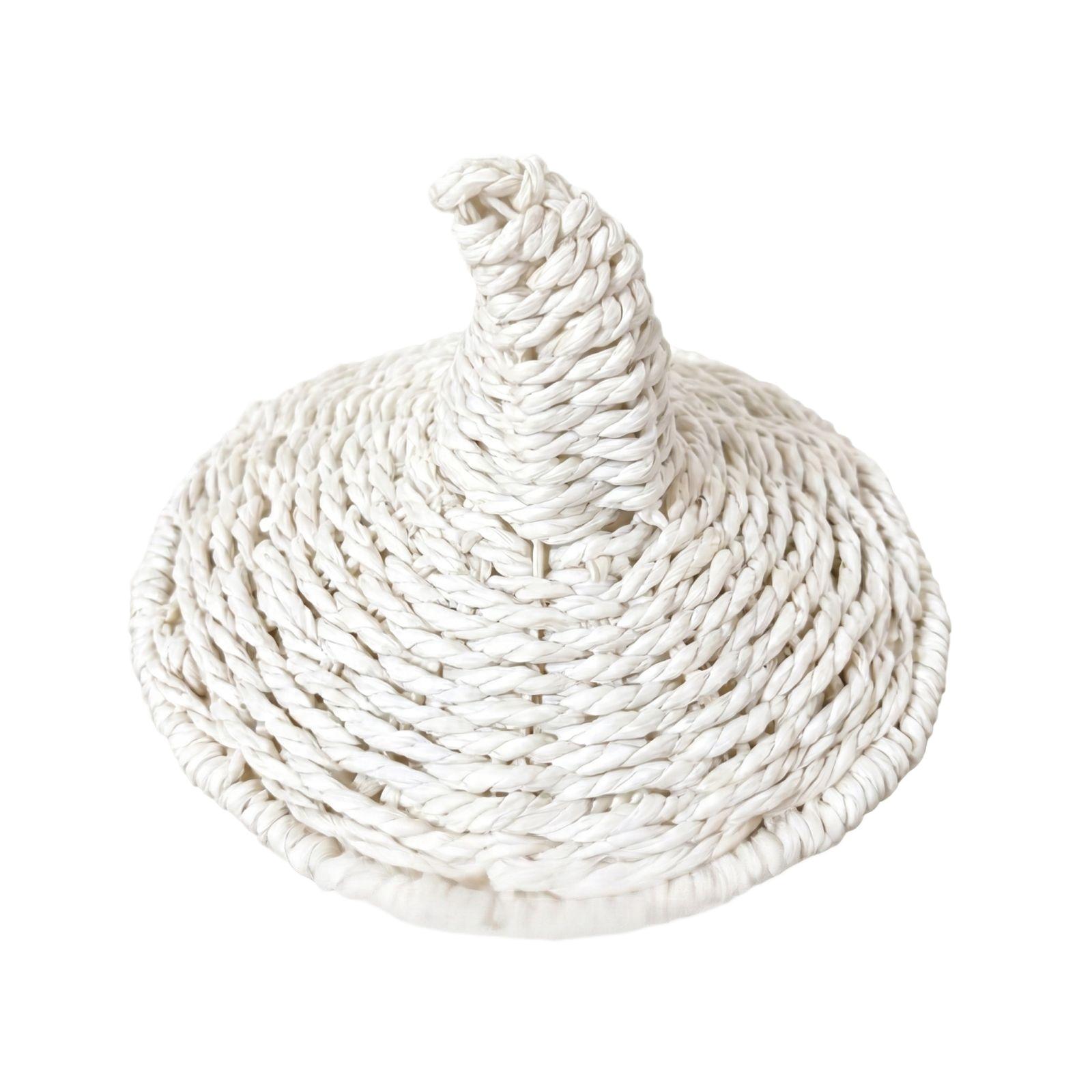 Handwoven Witch Hat Ornament Seasonal Home Decoration Halloween Tabletop Accent Wicker Style Festive Display Piece for Indoor Use One Size білий
Handwoven Witch Hat Ornament Seasonal Home Decoration Halloween Tabletop Accent Wicker Style Festive Display Piece for Indoor Use One Size білий