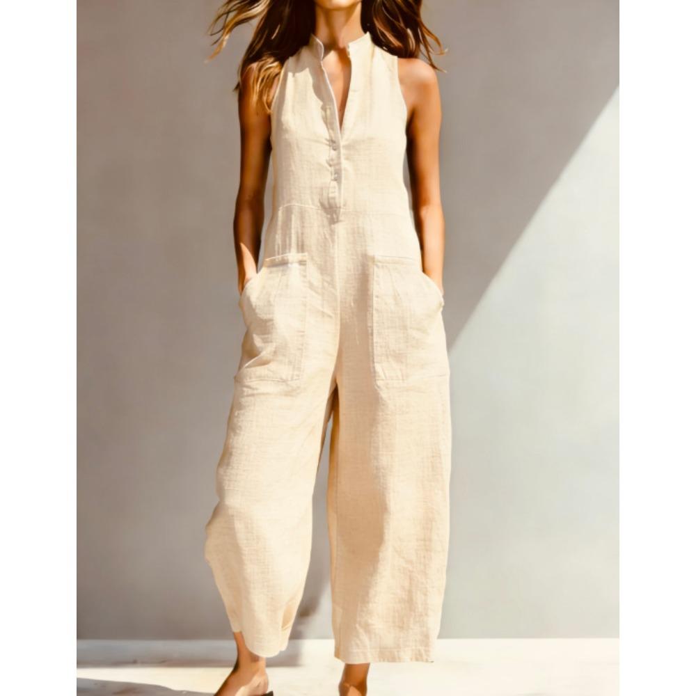 Casual Women s Sleeveless Stand-Up Collar Pocket Jumpsuit 2XL абрикосовий
Casual Women s Sleeveless Stand-Up Collar Pocket Jumpsuit 2XL абрикосовий