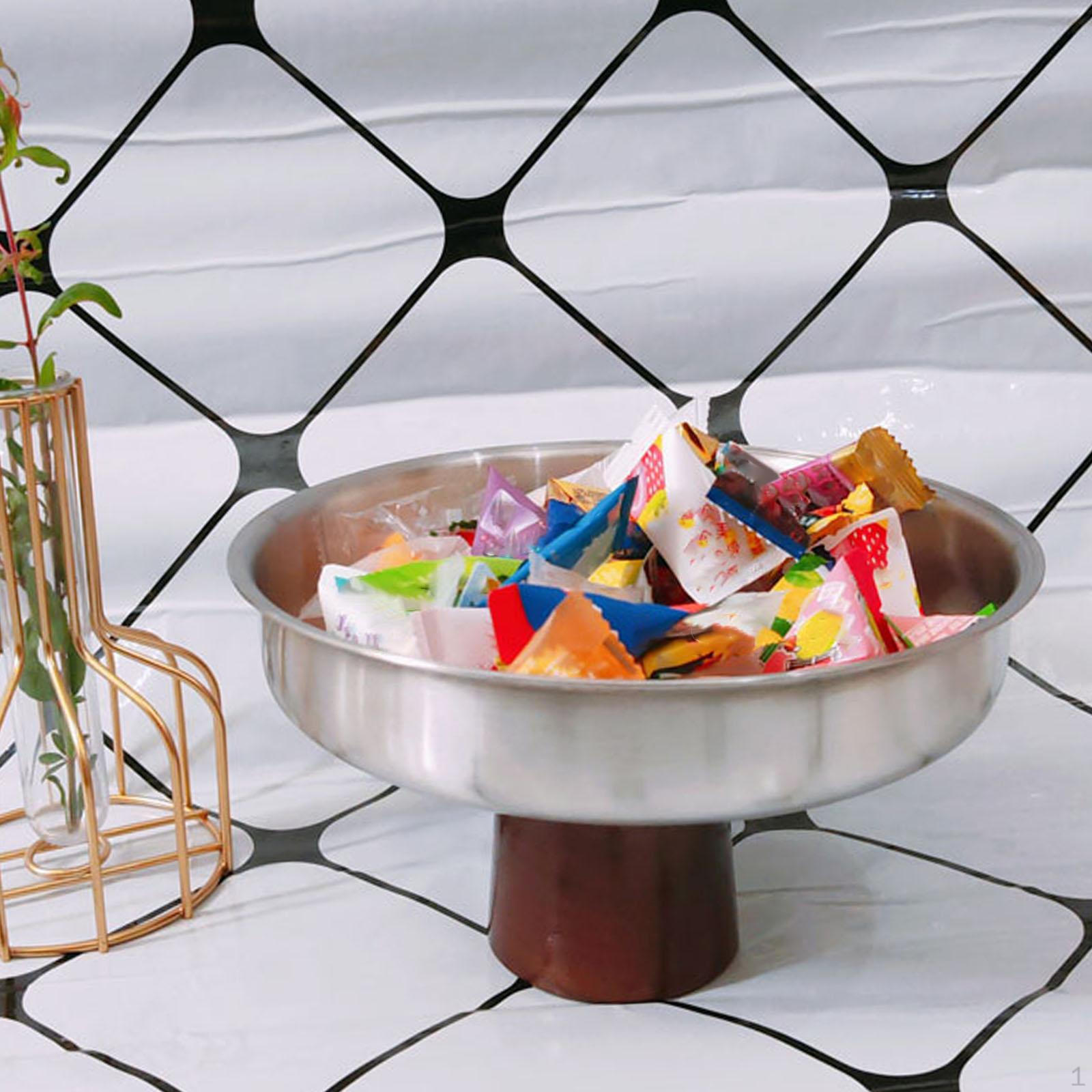 Pedestal Fruit Serving Bowl Snack Holder Decor Portable Elegant Storage Tray Basket for
Pedestal Fruit Serving Bowl Snack Holder Decor Portable Elegant Storage Tray Basket for