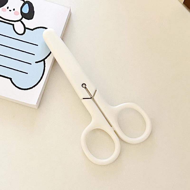 Muji-Style Portable White Utility Scissors with Sheath - Compact, Handmade Paper Cutter for Office Safety.
Muji-Style Portable White Utility Scissors with Sheath - Compact, Handmade Paper Cutter for Office Safety.