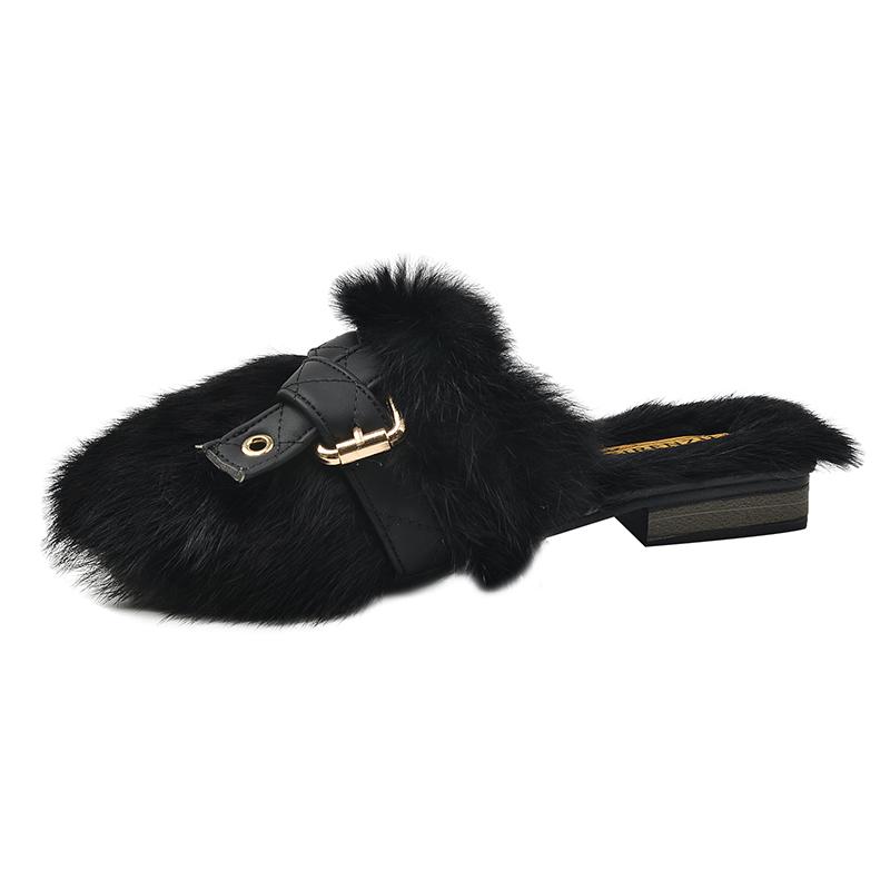 Fashion Winter New Baotou Slippers Women s Fashion Round Head Plush Deep Mouth Rivet Soft Sole Anti-slip Wear-resistant Flat Shoes 35 чёрный
Fashion Winter New Baotou Slippers Women s Fashion Round Head Plush Deep Mouth Rivet Soft Sole Anti-slip Wear-resistant Flat Shoes 35 чёрный