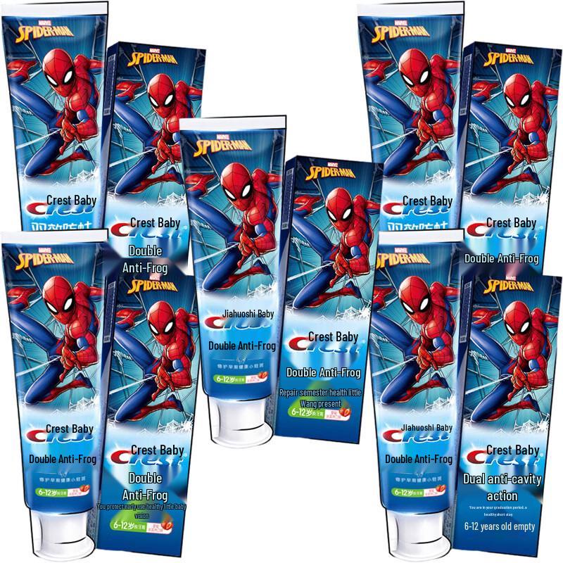 Crest Kids Anti-Cavity Toothpaste - Spider-Man 5-Pack
Crest Kids Anti-Cavity Toothpaste - Spider-Man 5-Pack