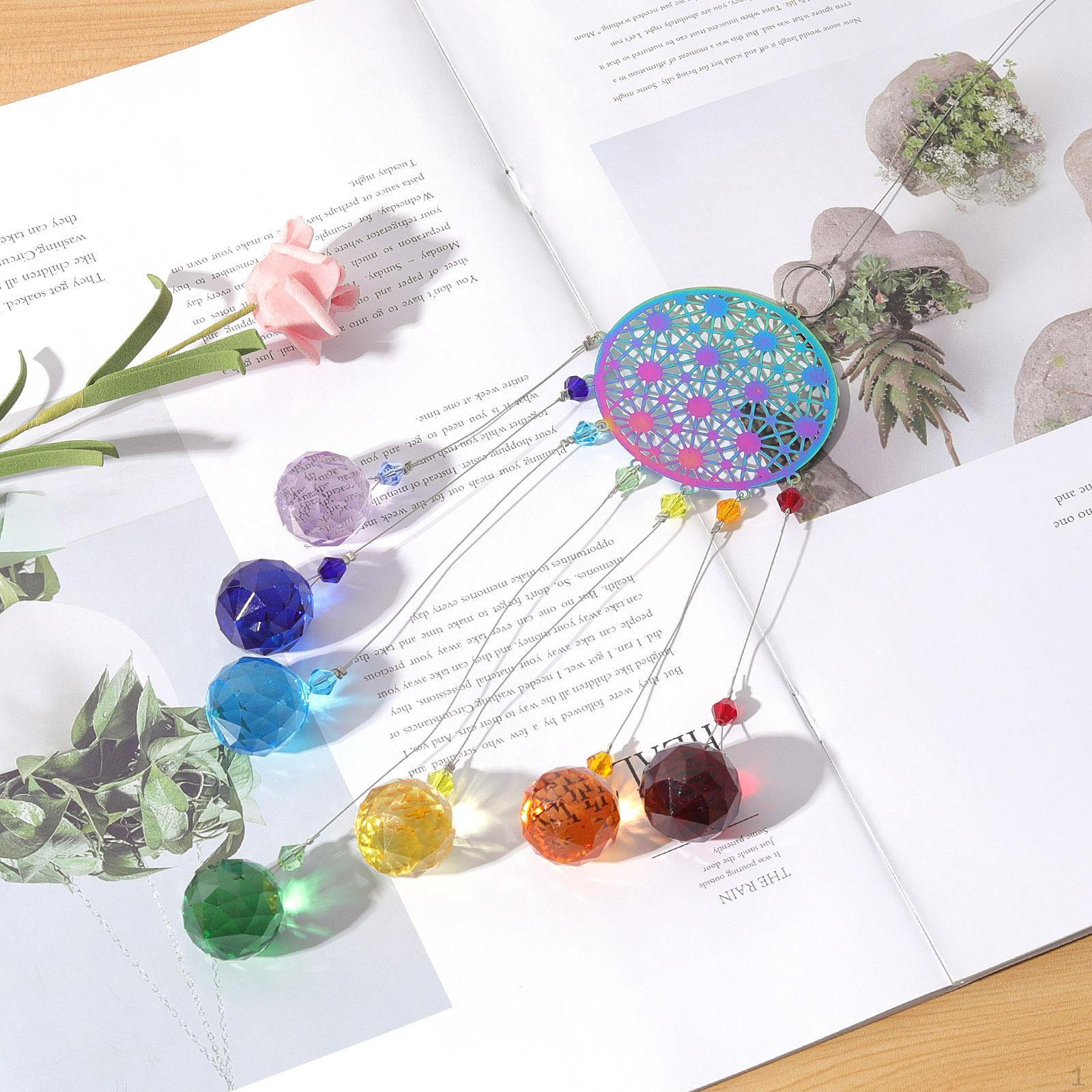 Crystal Wind Chime - Vibrant Hanging Decor for Weddings and Gardens Dots Style
Crystal Wind Chime - Vibrant Hanging Decor for Weddings and Gardens Dots Style